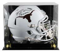 Ricky Williams Signed Texas Longhorns Full-Size Speed Helmet Inscribed "98 Heisman" with Display Case (Beckett) at PristineAuction.com