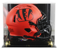 Ja'Marr Chase Signed Bengals Full-Size Authentic On-Field Rave Alternate Speed Helmet with Display Case (Beckett) at PristineAuction.com