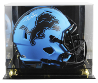 Sam LaPorta Signed Lions Full-Size Rave Alternate Speed Helmet with Display Case (Beckett) at PristineAuction.com