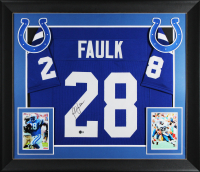 Marshall Faulk Signed Custom Framed Jersey (Beckett) at PristineAuction.com