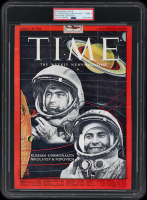 Pavel Popovich & Andriyan Nikolayev Signed 1962 "Time" Magazine Cover (PSA | Auto 9) at PristineAuction.com