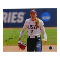 Monica Abbott Signed Team USA 8x10 Photo (Beckett) at PristineAuction.com