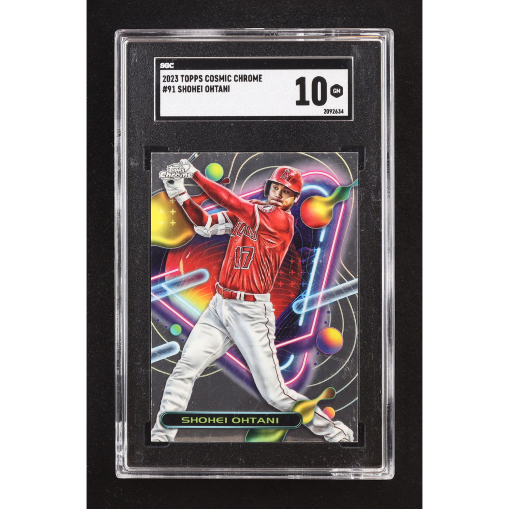 Shohei Ohtani 2023 Topps Cosmic Chrome #91 (SGC 10) at PristineAuction.com