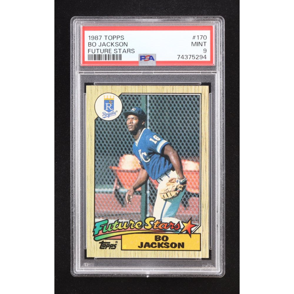 Bo Jackson 1987 Topps Future Stars #170 RC (PSA 9) at PristineAuction.com