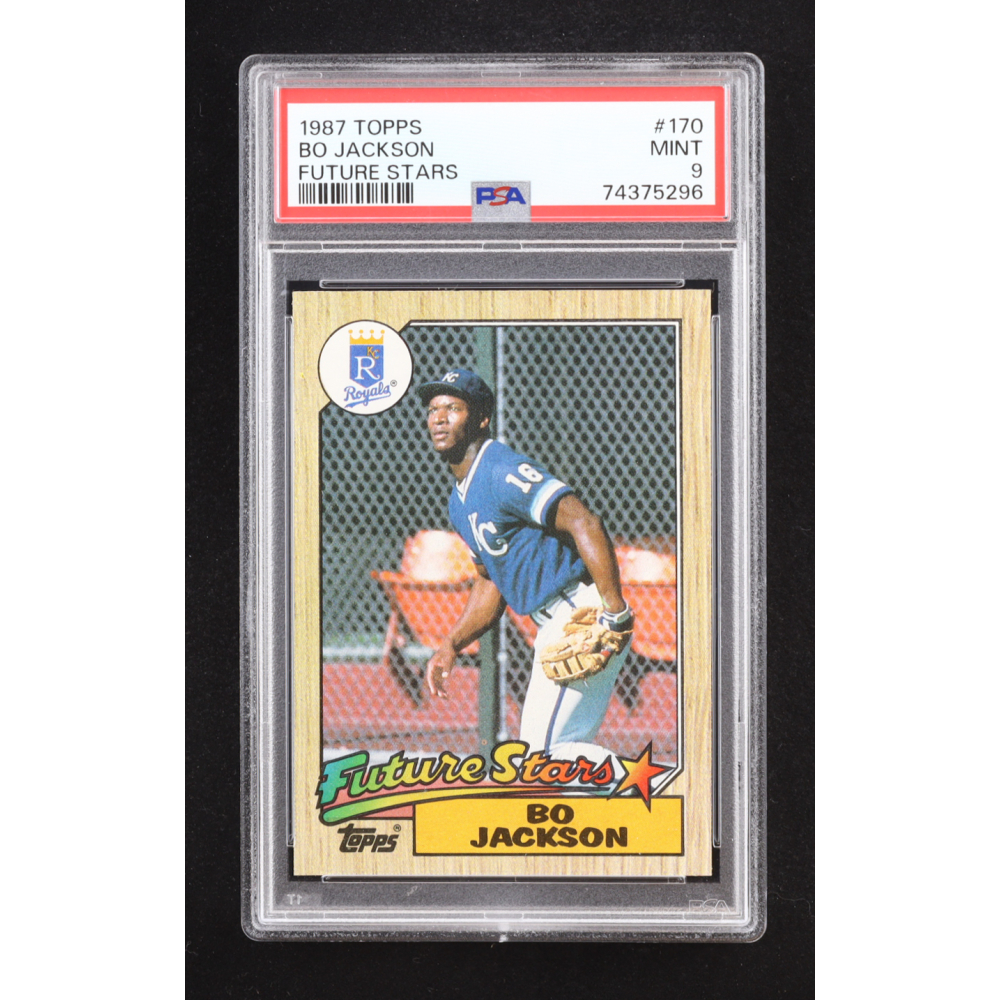Bo Jackson 1987 Topps Future Stars #170 RC (PSA 9) at PristineAuction.com