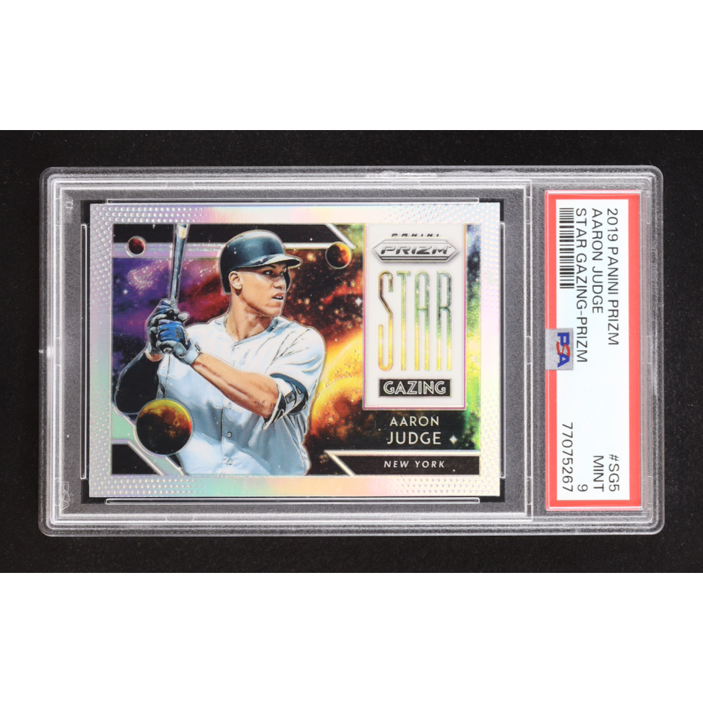 Aaron Judge 2019 Panini Prizm Star Gazing Prizms #5 (PSA 9) at PristineAuction.com