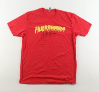 Hulk Hogan Signed WWE "Hulkamania" T-Shirt (Beckett) at PristineAuction.com