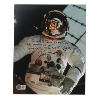 Jack R. Lousma Signed NASA 8x10 Photo with Extensive Inscription (Beckett) at PristineAuction.com