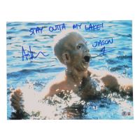 Ari Lehman Signed "Friday the 13th" 11x14 Photo Inscribed "Stay Outta My Lake!" & "Jason 1" (Beckett) at PristineAuction.com