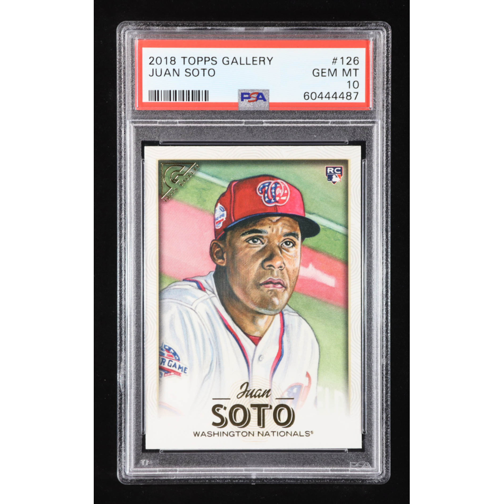 Juan Soto 2018 Topps Gallery #126 RC (PSA 10) at PristineAuction.com