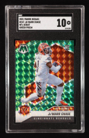 Ja'Marr Chase 2021 Panini Mosaic Mosaic Green #247 DEB RC (SGC 10) at PristineAuction.com