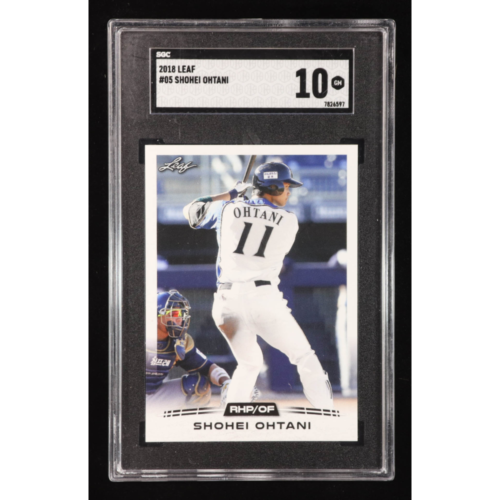 Shohei Ohtani 2018 Leaf Ohtani Retail #05 RC (SGC 10) at PristineAuction.com