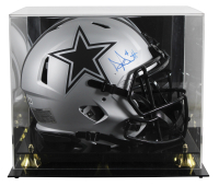 Dak Prescott Signed Cowboys Full-Size Authentic On-Field Rave Alternate Speed Helmet with Display Case (Beckett) at PristineAuction.com