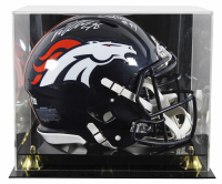 DeMarcus Ware & Von Miller Signed Broncos Full-Size Authentic On-Field Speed Helmet with Display Case (Beckett) at PristineAuction.com