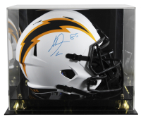 Antonio Gates Signed Chargers Full-Size Lunar Eclipse Alternate Speed Helmet with Display Case (Beckett) at PristineAuction.com