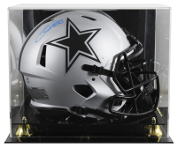 CeeDee Lamb Signed Cowboys Full-Size Authentic On-Field Rave Alternate Speed Helmet with Display Case (Fanatics) at PristineAuction.com