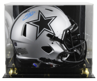 Emmitt Smith Signed Cowboys Full-Size Authentic On-Field Rave Alternate Speed Helmet with Display Case (Beckett) at PristineAuction.com