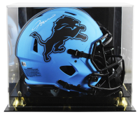 Jameson Williams Signed Lions Full-Size Authentic On-Field Rave Alternate Speed Helmet with Display Case (Beckett) at PristineAuction.com