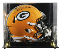 LeRoy Butler Signed Packers Full-Size Speed Helmet Inscribed "HOF 2022" with Display Case (Beckett) at PristineAuction.com