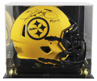 Jerome Bettis Signed Steelers Full-Size Authentic On-Field Rave Alternate Speed Helmet Inscribed "HOF 15" with Display Case (Beckett) at PristineAuction.com