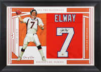 John Elway Signed Custom Framed Jersey (Beckett) at PristineAuction.com