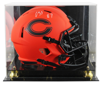 Luther Burden III Signed Bears Full-Size Rave Alternate Speed Helmet with Display Case (Beckett) at PristineAuction.com