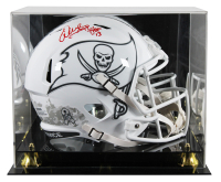 Warren Sapp Signed Buccaneers Full-Size Salute to Service Alternate Speed Helmet "HOF 13" with Display Case (Beckett) at PristineAuction.com