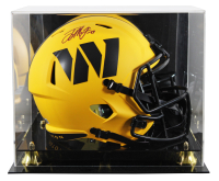 Terry McLaurin Signed Commanders Full-Size Rave Alternate Speed Helmet with Display Case (Beckett) at PristineAuction.com