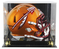 Jared Verse Signed Florida State Seminoles Full-Size Flash Alternate Speed Helmet with Display Case (Beckett) at PristineAuction.com