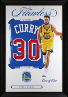 Stephen Curry Signed Custom Framed Jersey Display (JSA) at PristineAuction.com