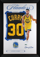 Stephen Curry Signed Custom Framed Jersey Display (JSA) at PristineAuction.com