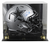 Dak Prescott Signed Cowboys Full-Size Rave Alternate Speed Helmet with Display Case (Beckett) at PristineAuction.com