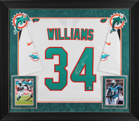 Ricky Williams Signed Dolphins Custom Framed Nike Authentic Jersey (Beckett) at PristineAuction.com