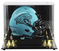 Brian Thomas Jr. Signed Jaguars Rave Alternate Speed Mini Helmet with Display Case (Fanatics) at PristineAuction.com