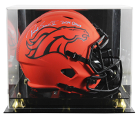 Patrick Surtain II Signed Broncos Full-Size Rave Alternate Speed Helmet Inscribed "2024 DPOY" with Display Case (Beckett) at PristineAuction.com