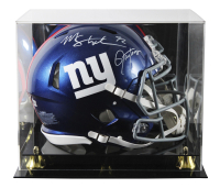 Lawrence Taylor & Michael Strahan Signed Giants Full-Size Authentic On-Field Speed Helmet with Display Case (Beckett) at PristineAuction.com