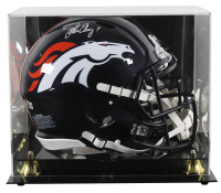 John Elway Signed Broncos Full-Size Authentic On-Field Speed Helmet with Display Case (Beckett) at PristineAuction.com