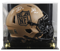 Shannon Sharpe & Sterling Sharpe Signed NFL Shield Full-Size Authentic On-Field Salute to Service Alternate Speed Helmet Inscribed "HOF 11" & "HOF 25" (Beckett) at PristineAuction.com