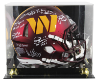 Commanders Full-Size Authentic On-Field Speed Helmet Signed By (7) with Darrell Green, Gary Clark, Dexter Manley, John Riggins & Display Case (Beckett) at PristineAuction.com