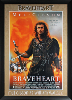 Mel Gibson Signed "Braveheart" Custom Framed Movie Poster (Beckett) at PristineAuction.com