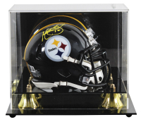 Kordell Stewart Signed Steelers Speed Mini Helmet with Display Case (Beckett) at PristineAuction.com