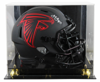 Julio Jones Signed Falcons Full-Size Eclipse Alternate Speed Helmet with Display Case (Beckett) at PristineAuction.com
