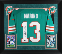 Dan Marino Signed Dolphins Custom Framed Nike Authentic Jersey (Beckett) at PristineAuction.com