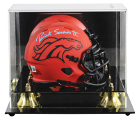 Patrick Surtain II Signed Broncos Rave Alternate Speed Mini Helmet with Display Case (Beckett) at PristineAuction.com