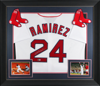 Manny Ramirez Signed Custom Framed Jersey (Beckett) at PristineAuction.com