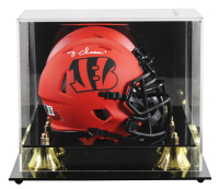 Ja'Marr Chase Signed Bengals Rave Alternate Speed Mini Helmet with Display Case (Beckett) at PristineAuction.com