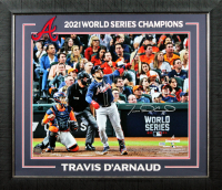 Travis D'Arnaud Signed Braves Custom Framed Photo (MLB) at PristineAuction.com
