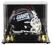 Harry Carson Signed Giants Throwback Alternate Speed Mini Helmet with Display Case (Beckett) at PristineAuction.com
