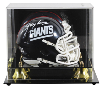 Lawrence Taylor Signed Giants Throwback Alternate Speed Mini Helmet with Display Case (Beckett) at PristineAuction.com