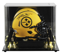 Hines Ward Signed Steelers Rave Alternate Speed Mini Helmet with Display Case (Beckett) at PristineAuction.com